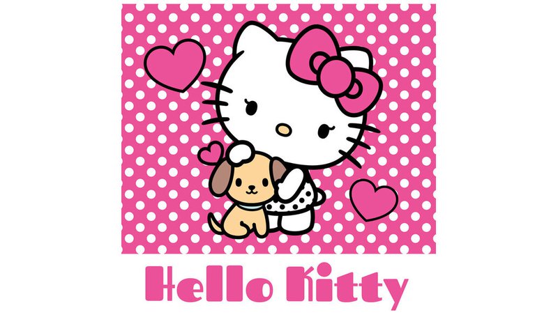 Hello Kitty pyyhe, 30x30 cm – kuva 1/1
