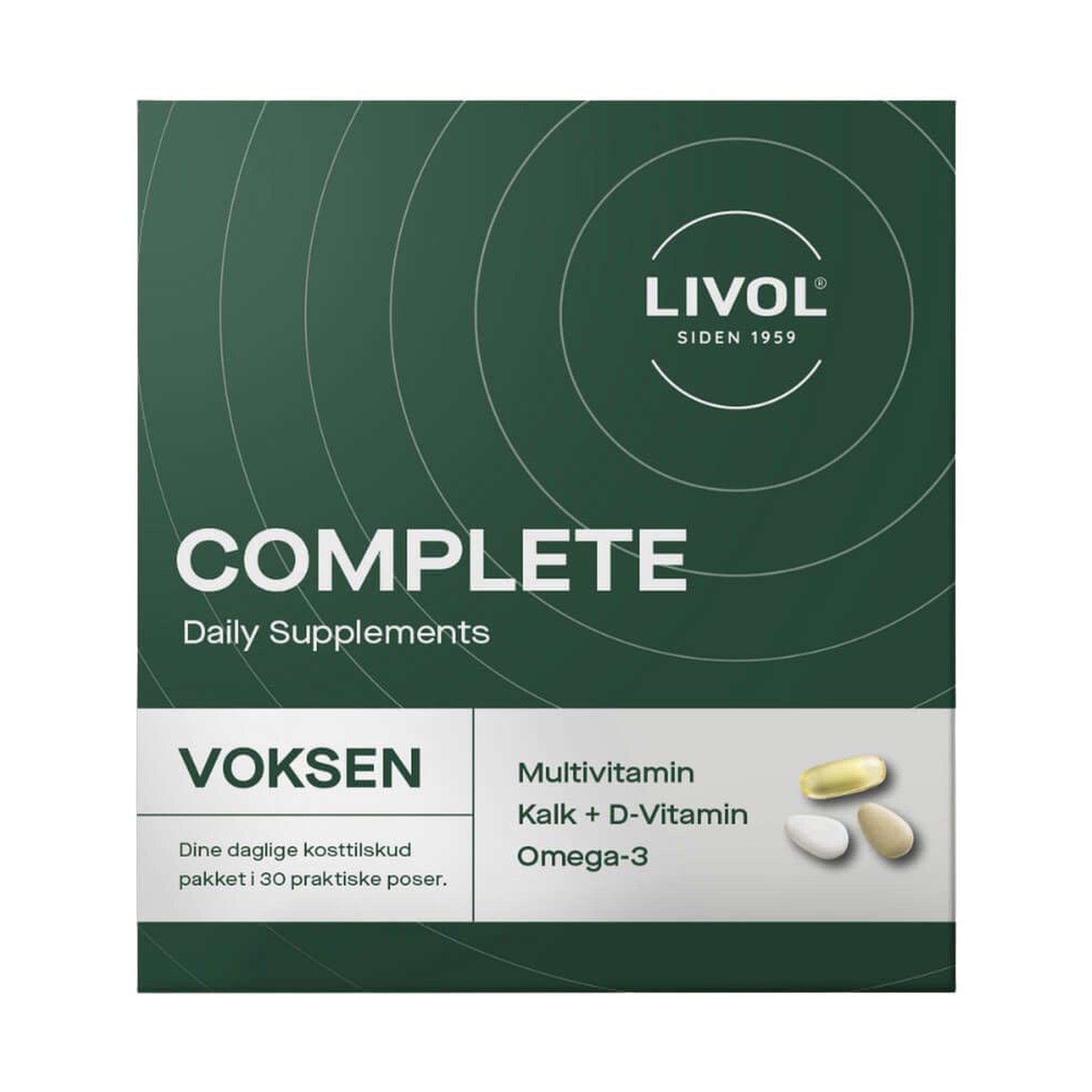 Livol Complete Voksen 30 stk.