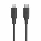 Evelatus USB C–Lightning-silikonikaapeli 1,2 m (MFI10CL) 60W / 20V3A Musta