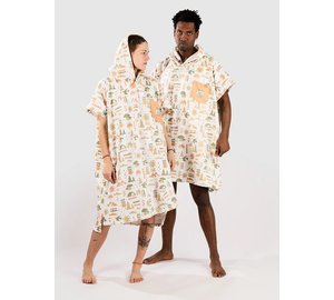 After Outdoor Series Surf Poncho trekking / cream