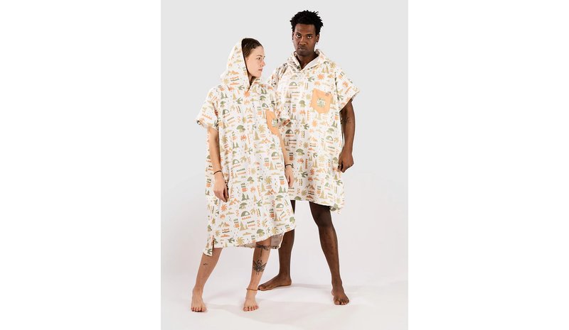 After Outdoor Series Surf Poncho trekking / cream