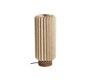 Watt & Veke - Alba pöytävalaisin, pellava, luonnonväri, korkeus 37 cm
