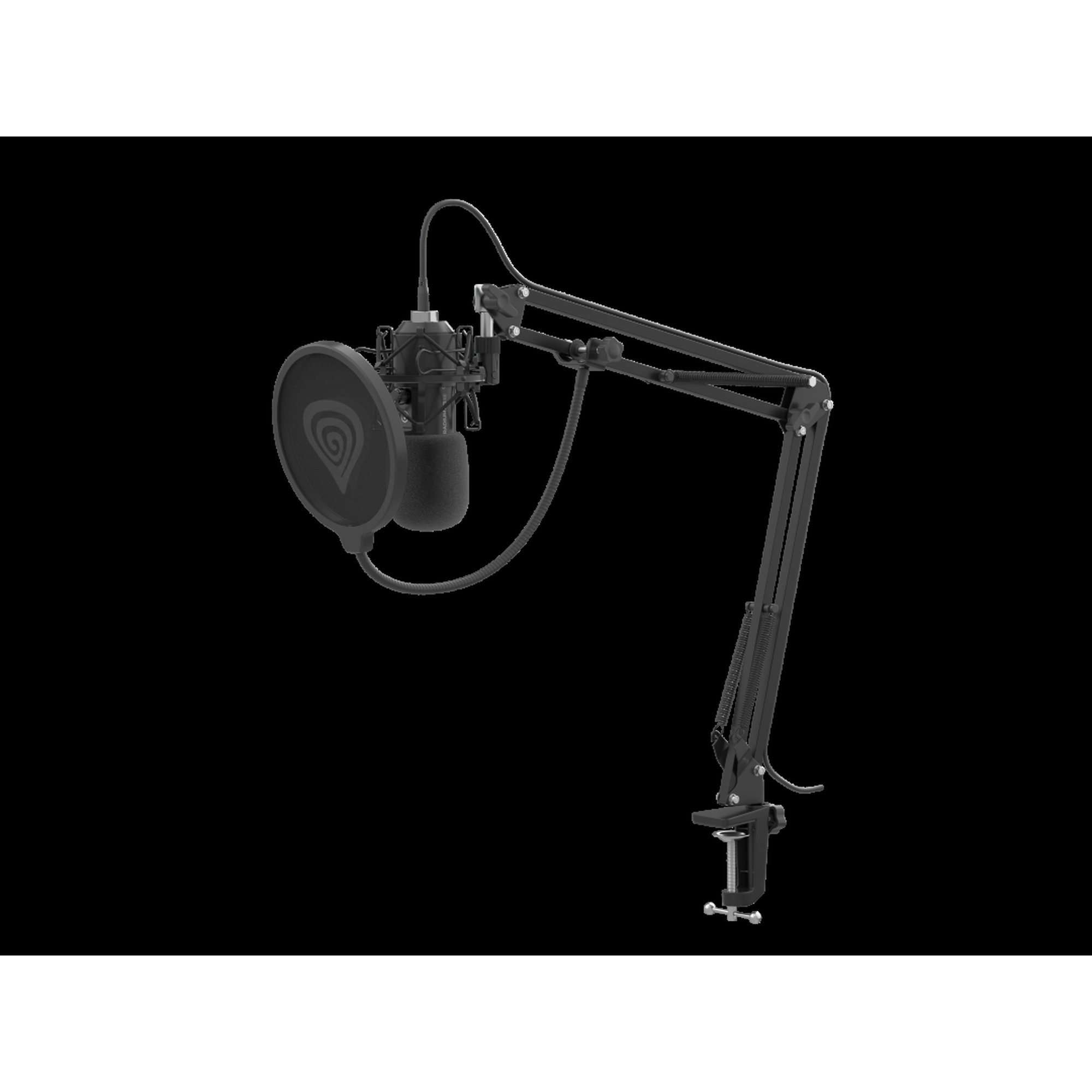 STUDIO-mikrofoni GENESIS Radium 400 G2 USB Musta