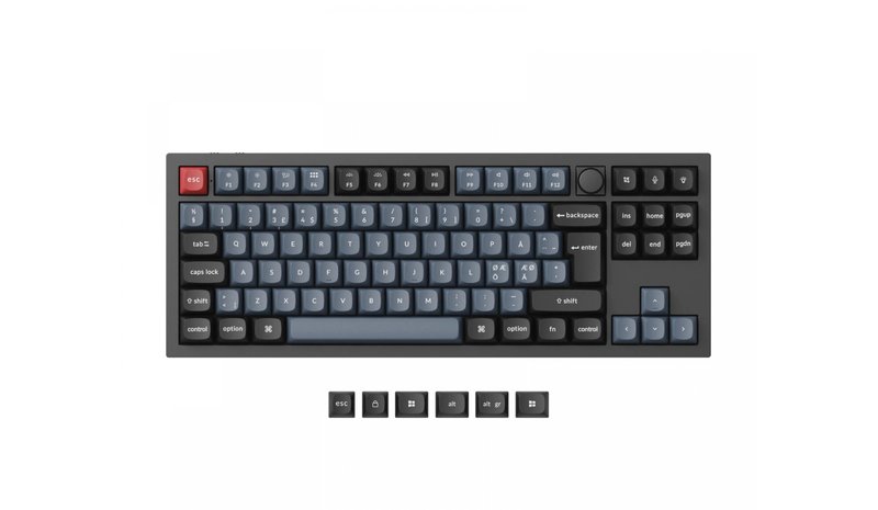 Keychron Q3 Pro QMK TKL, langaton pelinäppäimistö