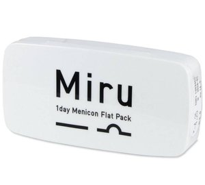 Miru 1day Menicon Flat Pack, kertakäyttöiset piilolinssit 30 kpl