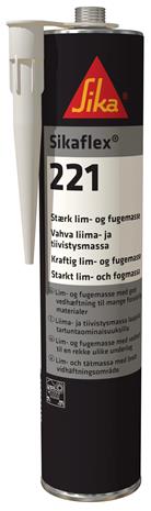 Liima- ja tiivistysmassa Sikaflex 221 Harmaa 300 ml