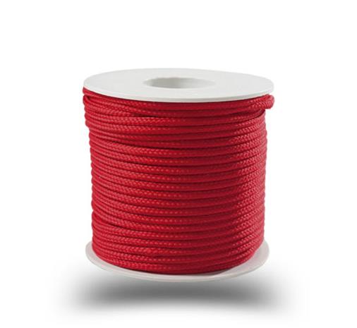 Piippo 3mm x 20 m punainen Polyesterinyöri – kuva 2/2