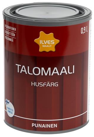 Ilves punainen puolihimmeä talomaali – kuva 2/2