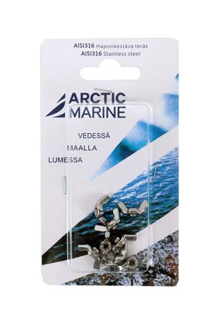 Arctic Marine DIN315 AISI 316 M3 8 kpl Siipimutteri
