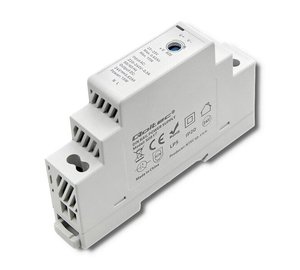 Virtalähde Virtalähde kiskoon din 15w 24v 0.625a harmaa Qoltec