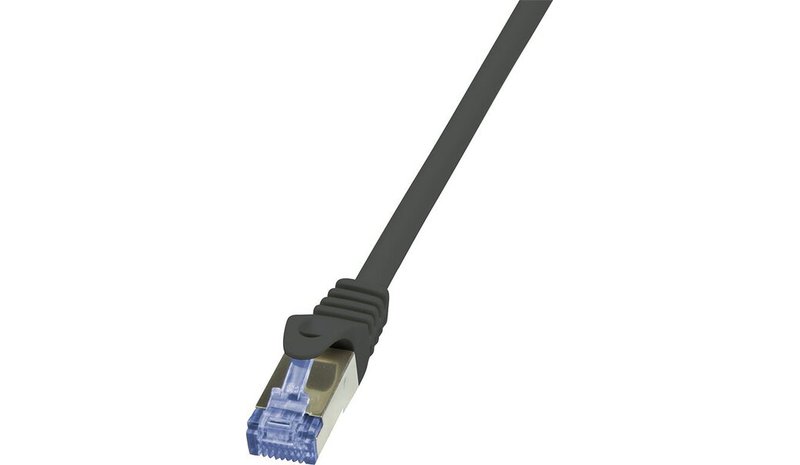 LOGILINK - Patchcord Cat.6A 10G S/FTP PIMF PrimeLine 3m black – kuva 1/1