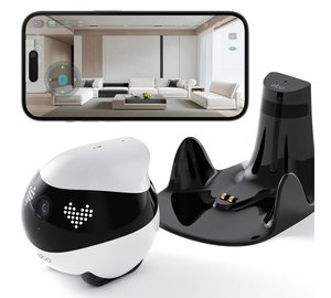 Robot Ebo Air 2 2k-kameralla ja interaktiivisella pelitilalla
