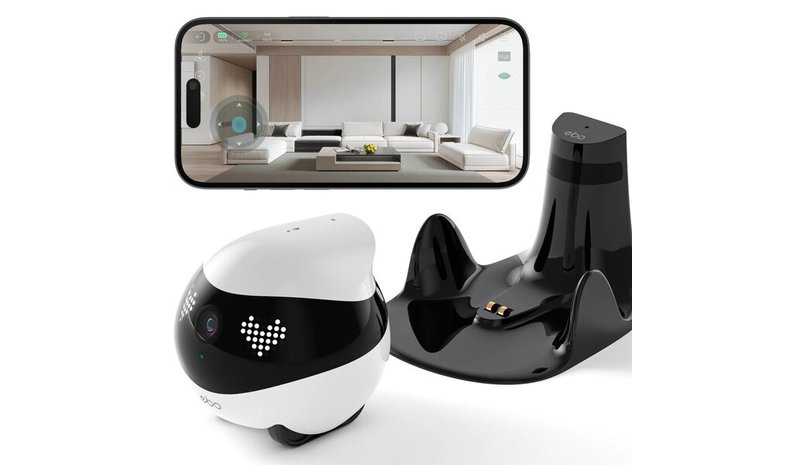 Robot Ebo Air 2 2k-kameralla ja interaktiivisella pelitilalla