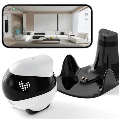 Robot Ebo Air 2 2k-kameralla ja interaktiivisella pelitilalla