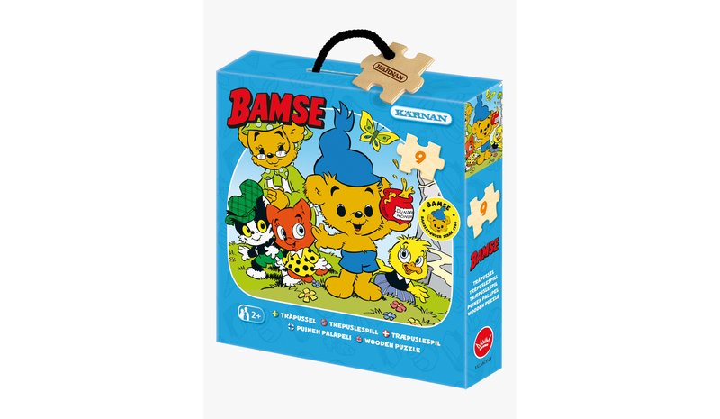 Kun Bamse oli pieni Puinen lastenpalapeli 9 palaa Kärnan