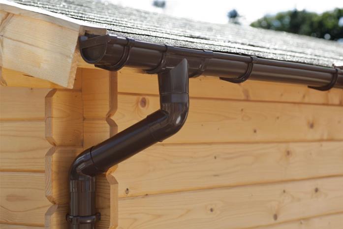Palmako 2x5 m harjakaton sadevesikouru