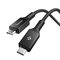 Spigen Essential USB C to USB C 100W Fabric Cable - black EB10015CC – kuva 1