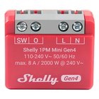 Shelly 1PM Mini Gen4 - 8A ohjelmoitava ja energiaa mittaava Wifi/Zigbee -rele rasiaan