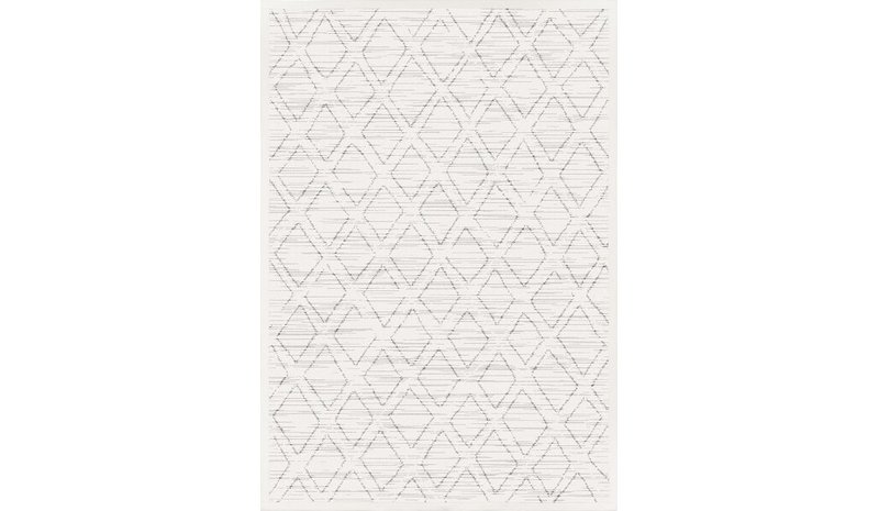 Narma matto Voose valkoinen 100x240 cm
