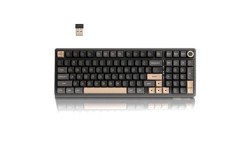 ROYAL KLUDGE R98 Pro Phantom, Beige-kytkin, US