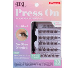 Ardell Press On Underlash Extensions Wispies Natural Brown
