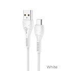 USB-kaapeli Hoco X37 Cool Power Type-C 1.0m valkoinen