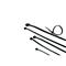 ACT 100 kpl musta nippuside 100x2,5mm – kuva 1