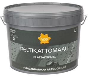 Ilves tummanharmaa RR23 peltikattomaali