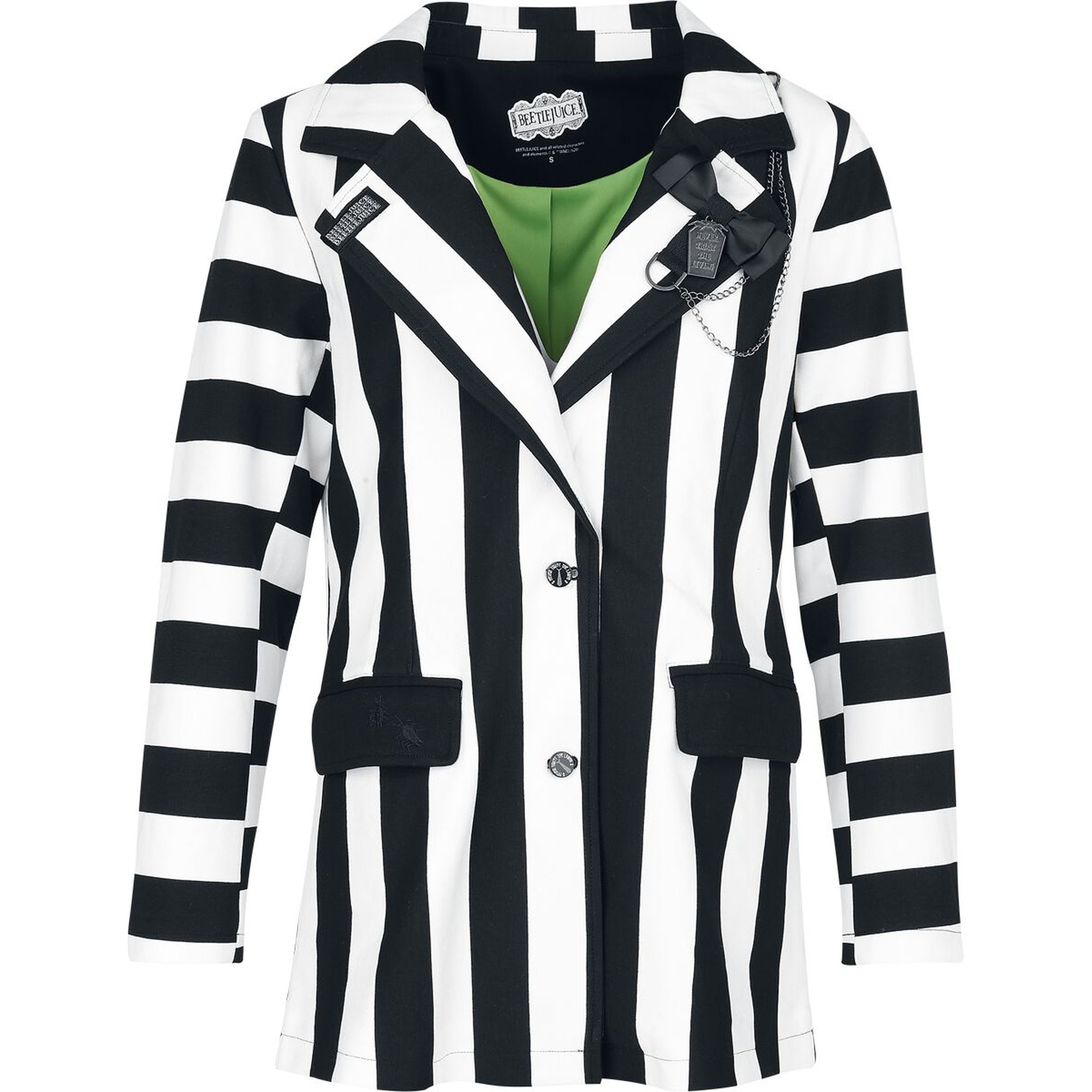 Beetlejuice - Never Trust the Living - Bleiseri - Naiset - Musta valkoinen