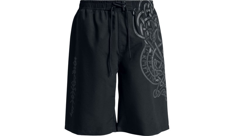Black Premium by EMP - Celtic Snake - Uimashortsit - Miehet - Musta
