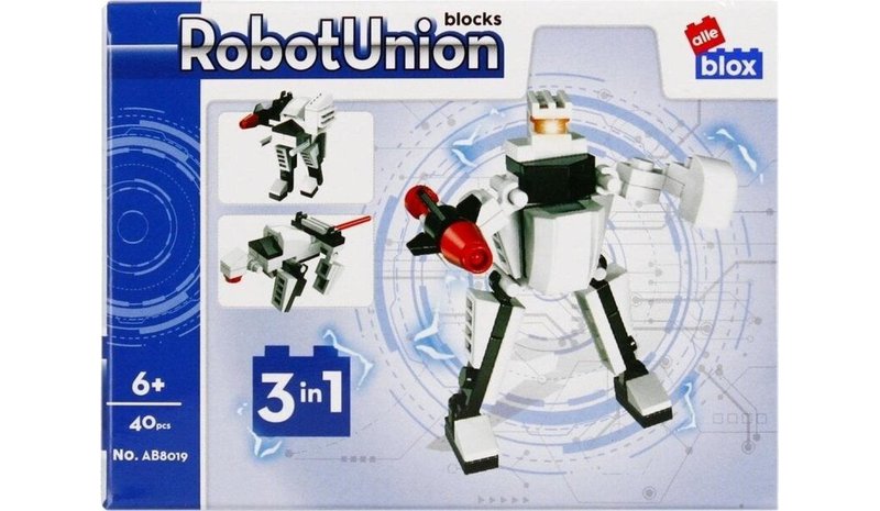 Alleblox rakennusrobotit 3in1, 40 osaa