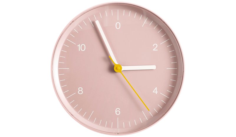 HAY - Seinäkello - W26,5 cm - Pinkki