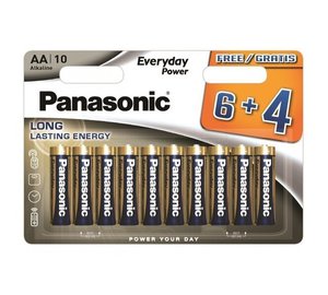 Panasonic LR6EPS/10BW (6+4) paristot