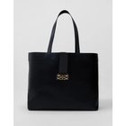 Malina - Musta - Monogram Grand Leather Tote