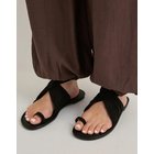 Nelly - Musta - Scrunch Boho Flat