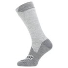 Sealskinz WP All Weather Mid Sock, sukat, harmaa