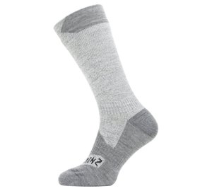 Sealskinz WP All Weather Mid Sock, sukat, harmaa