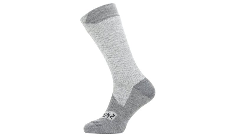 Sealskinz WP All Weather Mid Sock, sukat, harmaa