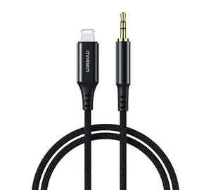 Äänikaapeli Lightning - mini jack, 3.5 mm, 1 m