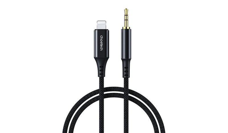 Äänikaapeli Lightning - mini jack, 3.5 mm, 1 m