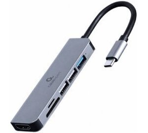 USB 3.2 - GEMBIRD - A-CM-COMBO6-02 - Type-C - 3840x2160 - 30 Hz - Liitintelakka