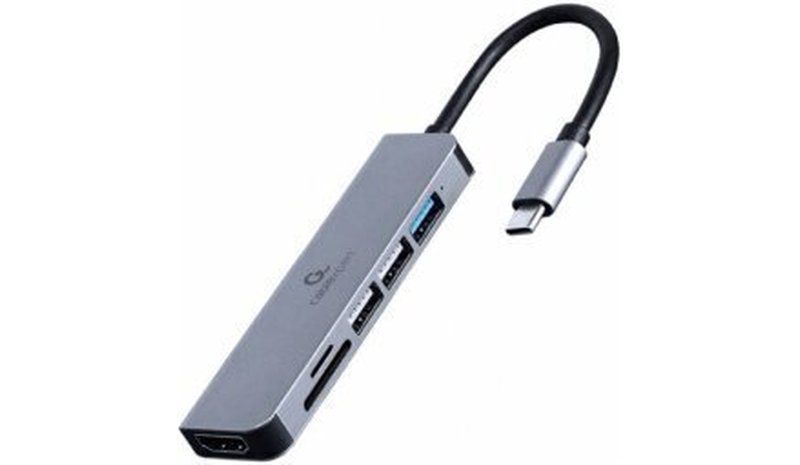 USB 3.2 - GEMBIRD - A-CM-COMBO6-02 - Type-C - 3840x2160 - 30 Hz - Liitintelakka