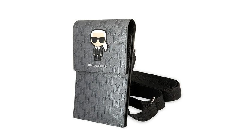 KARL LAGERFELD Ikonik Karl Monogram Patch, hopea