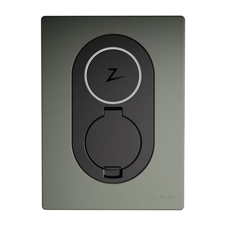 Zaptec GO Front Cover, Moss Green