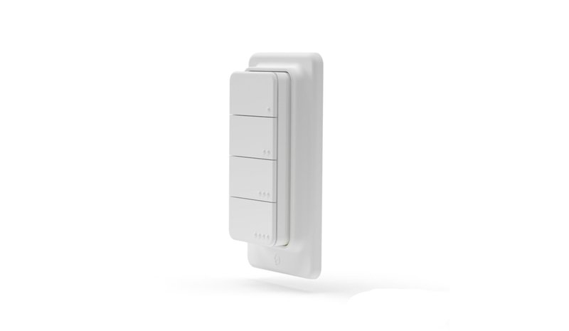 Shelly BLU RC Button 4 ZB - nelipainikkeinen Bluetooth- / Zigbee-kytkin