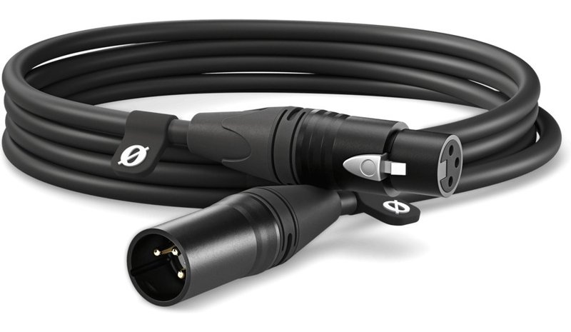 Vaijeri XLR 3m, musta