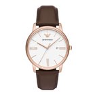Emporio Armani Minimalist Brown leather AR11572