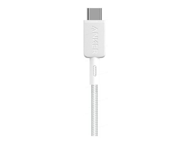 Anker 322 USB-A to USB-C Cable (1.8m Braided) - White