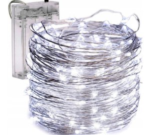 Valosarja 80 LED Micro, kylmä valkoinen, Jouluvalot
