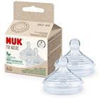NUK Silikoninen tutti pulloon FOR NATURE koko S, vapaa virtaus